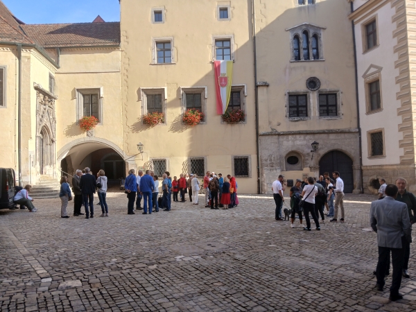 Altes Rathaus in Regensburg Ruderer 2024