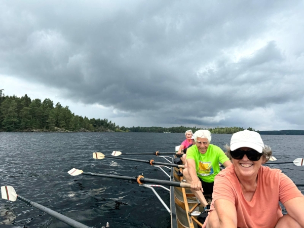 Ruderer im Boot Stora Lee 2024