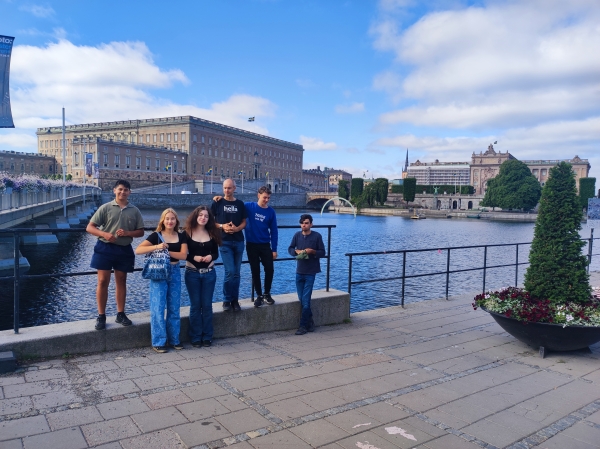 Ruderer vor dem Stockholmer Schloss 2023